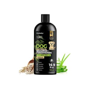 Oatmeal Shampoo and Conditioner for Dogs with Sensitive Skin Allergies