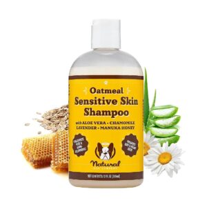 Oatmeal Shampoo for Sensitive Skin Dogs, Anti-Itch and Anti-Dandruff Relief