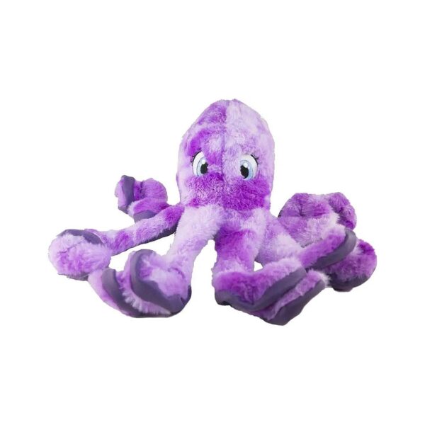 Octopus Shape Dog Toy with Soft Plush Material and Squeakers