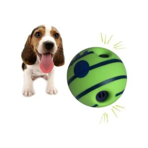 Odd-Sounding Dog Toy Ball with Wobble Action for Small Medium Large Breed Dogs