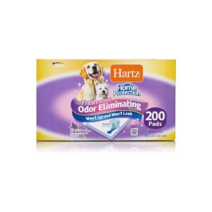 Odor Eliminating Gel Dog Pads with Protective Plastic Border and Corner Guards