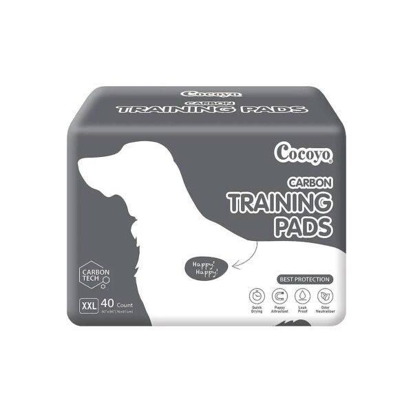 Odor Free Dog Training Pads Premium Charcoal Absorbent Pads 40 Count