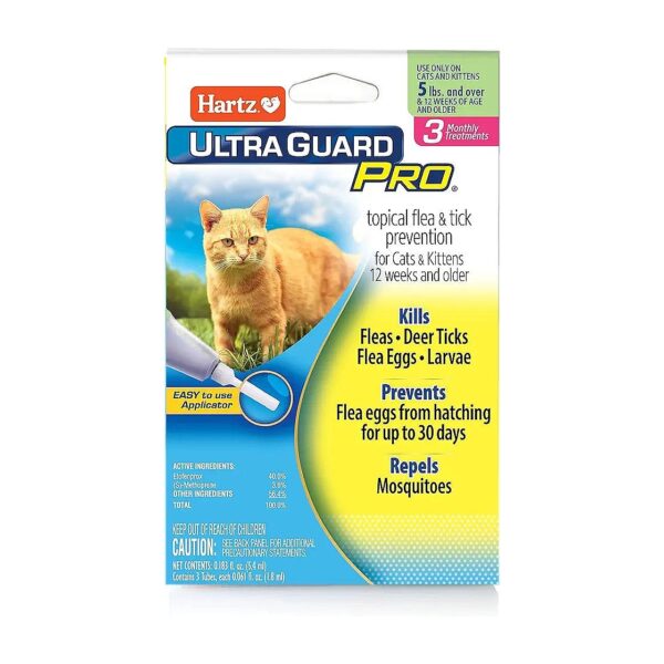 Odor Free Topical Flea Tick Prevention Treatments for Adult Cats Kittens