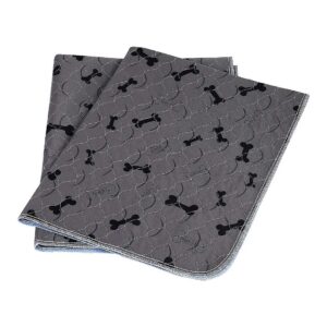 Odor-Free reusable Puppy Pee Pads with Free Grooming Gloves