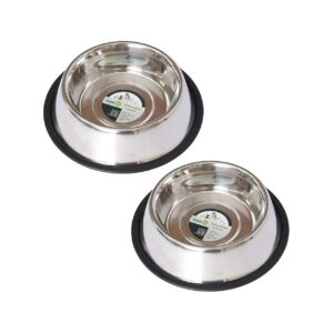 Odor Resistant and Rust Free Stainless Steel Pet Bowls for Multiple Pets