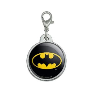 Official Batman Metal Dog Cat ID Tag with Chrome Plating and Lobster Clasp