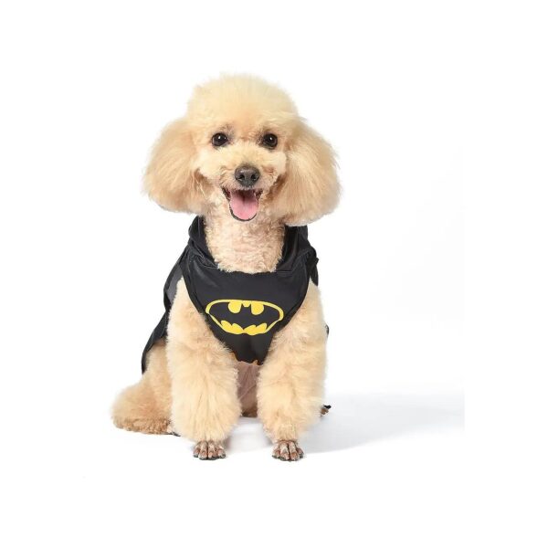 Official DC Comics Batman Pet Costume with Cape and Hood for Small Dogs Size Small