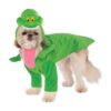 Official Ghostbusters Slimer Dog Costume with Stuffed Arms and Headpiece - Medium Size