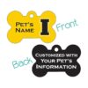 Official Iowa Hawkeyes Pet Accessory, 2-Sided Pet ID Tag for Identification