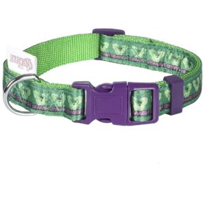 Official Marvel Hulk Dog Collar for Large Dogs with Adjustable Nylon Strap