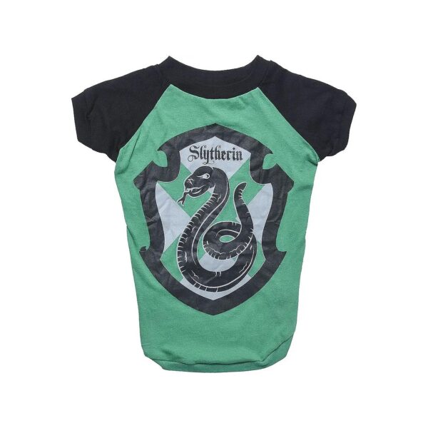 Official Slytherin Harry Potter Dog Shirt in Medium for Pet Apparel