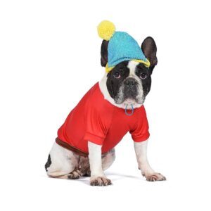 Official South Park Halloween Costume for Small Dogs Including Blue and Yellow Hat