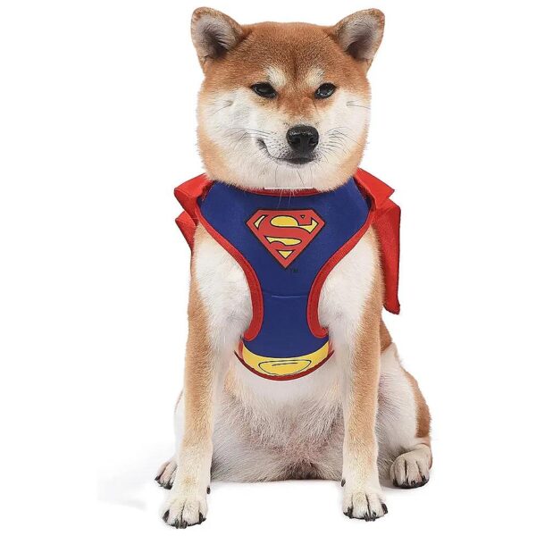 Official Superman Dog Harnesses with No Pull Design for Small Dogs