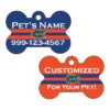 Officially Licensed Florida Gators 2 Sided Pet ID Tag with Customizable Text