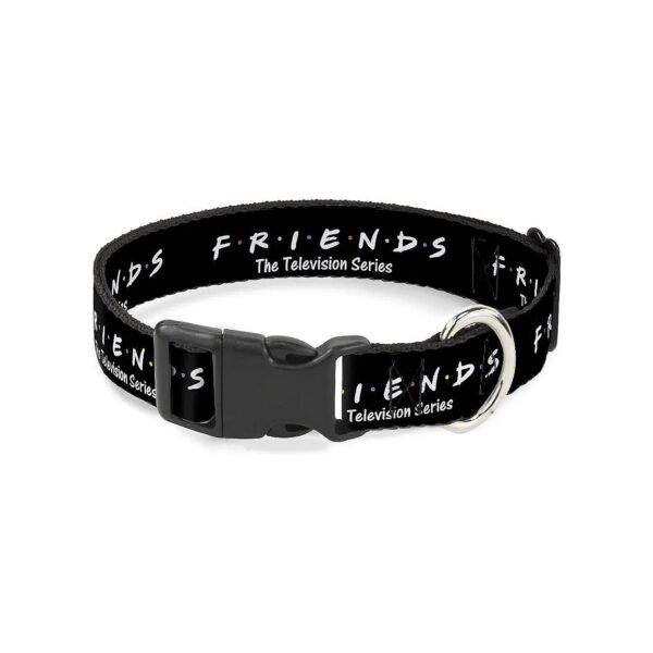 Officially Licensed Friends TV Series Polyester Dog Collar with Plastic Buckle