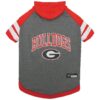 Officially Licensed Georgia Bulldogs Small Size Hoodie for Dogs and Cats with Team Logo