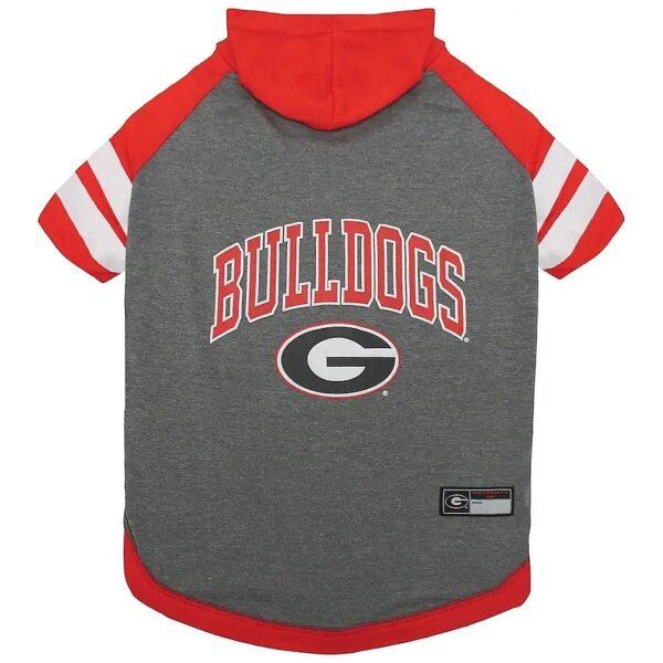 Officially Licensed Georgia Bulldogs Small Size Hoodie for Dogs and Cats with Team Logo