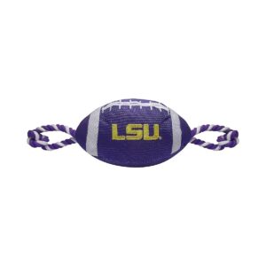 Officially Licensed LSU Tigers Football Dog Toy for Canines