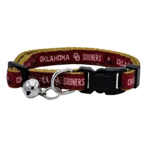 Oklahoma Sooners Cat Accessories Adjustable Cat Collar One Size Fits Most