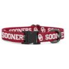 Oklahoma Sooners Officially Licensed Collar for Dogs and Cats with Adjustable Fit