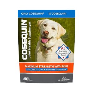 Omega 3 Fatty Acids and Glucosamine Joint Supplement for Dogs Soft Chews