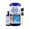 Omega 3 Fish Oil Supplement for Dog Itch Relief and Skin Health with Fish