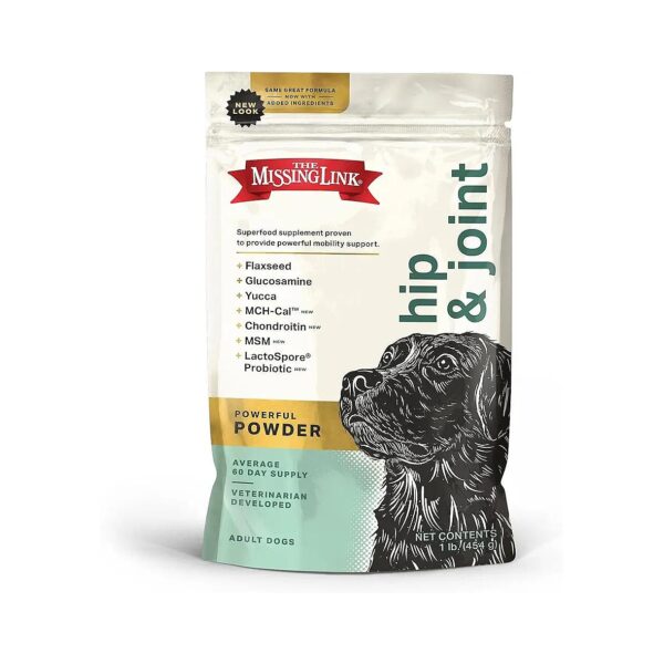 Omega Rich Hip and Joint Supplement for Dogs with Probiotics and Glucosamine