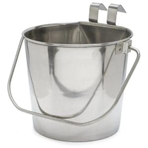 Omni Pet Style Stainless Steel Hanging Feeding Water Pail for Dogs