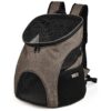 On Dog Backpack with Breathable Interior and Airline Approval for Small to Medium Dogs