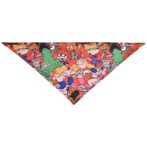 One Size Fits All Dog Bandana with Nickelodeon All Star Characters