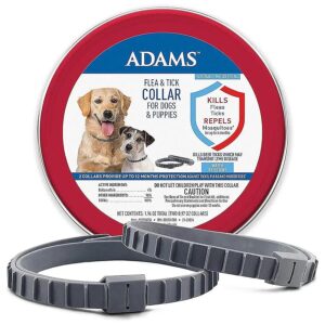 One-Size-Fits-All Flea and Tick Collar for Dogs and Puppies of All Life Stages