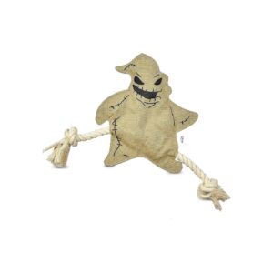 Oogie Boogie Flattie Dog Toy with Crinkle Sound and Squeaker for Snuggling