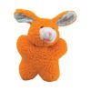 Orange Bunny Character Soft Berber Squeaker Toy for Small Dogs