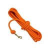 Orange Check Cord for Pet Leash and Walking Applications