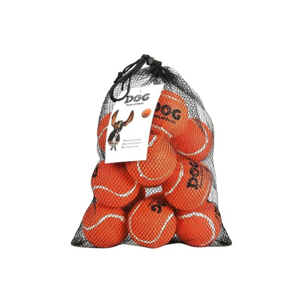 Orange Dog Tennis Balls with Unique Bounce Formula for Dog Training and Exercise