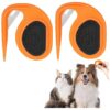 Orange Pet Knotting Comb for Cats and Dogs Removes Tangled and Loose Hair