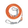 Orange Reflective Dog Tie Out Cable for Large Dogs Up to 150LBS Heavy Duty Outdoor Leash