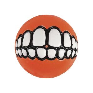 Orange Small Treat Ball for Small to Medium Dogs with Bouncy and Stimulating Attributes