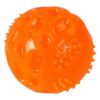 Orange Squeaky TPR Ball for Robust Chewers with Gentle Teeth Care