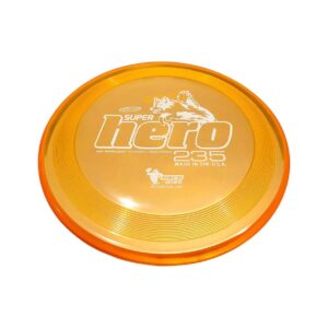 Orange Super Hero Dog Flying Disc for Endless Fun