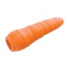 Orange Treat-Dispensing Carrot Dog Chew Toy for Small Large Breeds