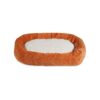 Orange Villa Collection Dog Bed with Premium Polyester Filling