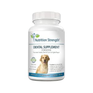 Organic Dental Care Tablets for Dogs to Clean and Freshen Teeth and Breath