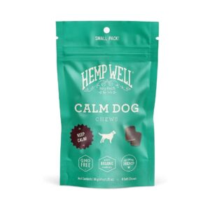 Organic Hemp Dog Chews for Anxiety Relief and Stress Reduction