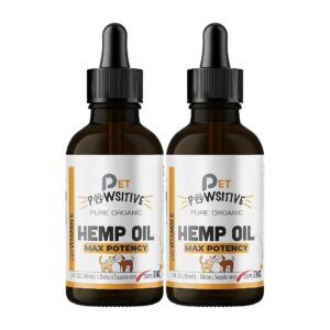 Organic Hemp Oil for Dogs and Cats with Omega 3 6 9 for Joint Support and Anxiety Relief