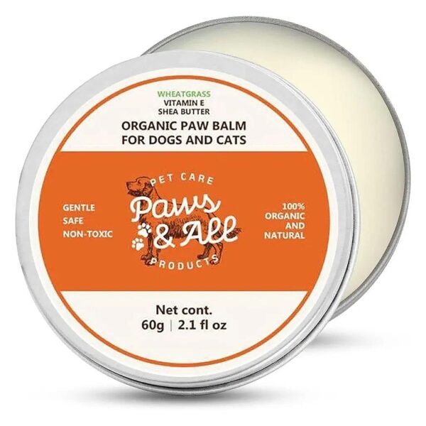 Organic Paw Balm for Dry Cracked Paws Dogs Natural Soothing Moisturizer