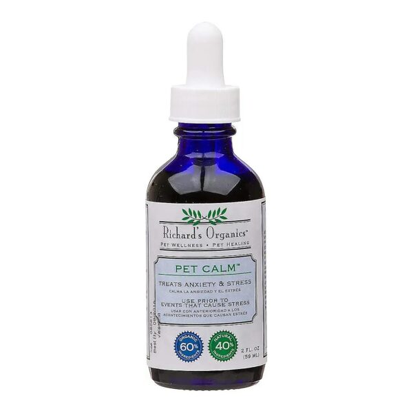 Organic Pet Calm Drops for Anxiety Relief and Relaxation