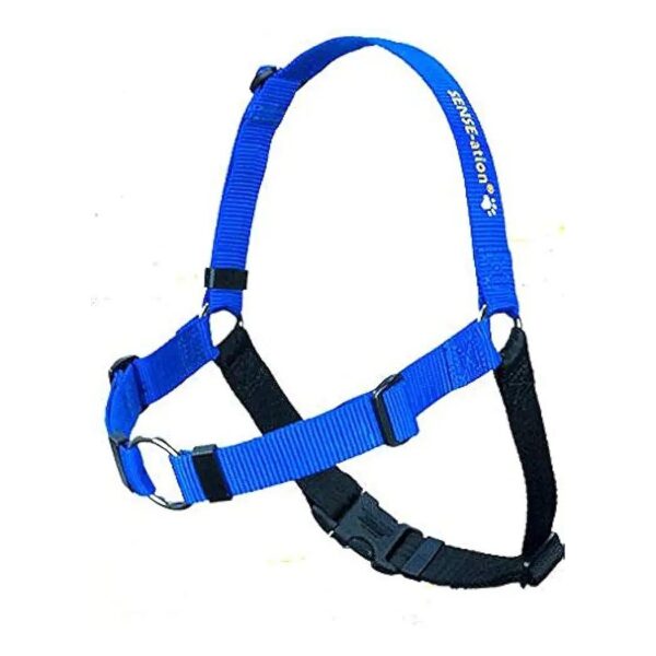 Original No-Pull Dog Training Harness in Blue Medium-Large Polyester Size