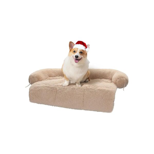 Orthopedic Calming Dog Bed for Small to Large Dogs with Washable Cover