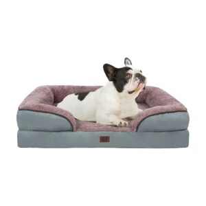 Orthopedic Dog Bed for Medium to Large Dogs with Washable Cover and Nonskid Bottom